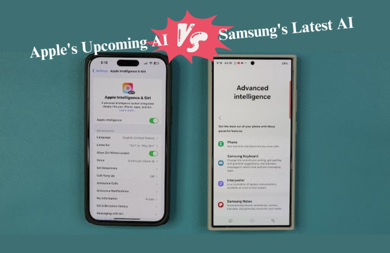 Apple’s Upcoming AI vs. Samsung’s Latest AI: A Deep Dive into the Technologies Behind Them